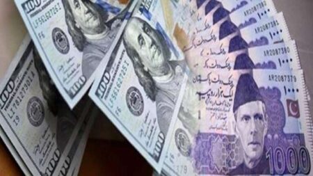 Pakistani rupee loses strength against US dollar