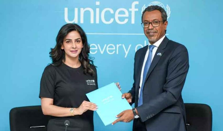 Saba Qamar Named UNICEF Pakistan First National Ambassador for Child Rights