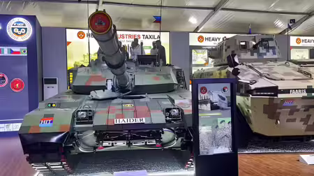 IDEAS 2024: Pakistan Unveils Advanced Third-Generation Haider Tank, a Game-Changer in Military Technology