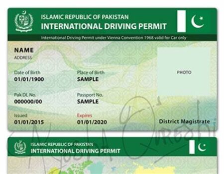 Pakistan International Driving License Accepted Globally