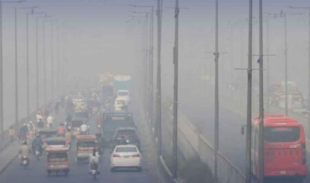 Lahore's Pollution Levels Slightly Lower, Still Hazardous: Air Quality Remains Critical