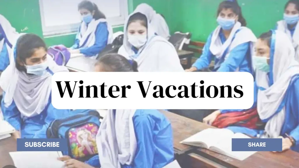 Winter Vacation Schedule