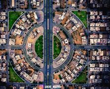 Aerial view of Bahria Town’s landmarks