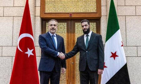 Turkish Foreign Minister Hakan Fidan Meets Syria's New Leader in Damascus