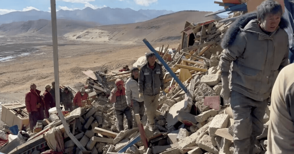 Powerful Tibet Earthquake Near Nepal