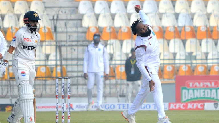 Pak v WI First Test: Pakistan Collapses to 157, WI Set for 251-Run Chase