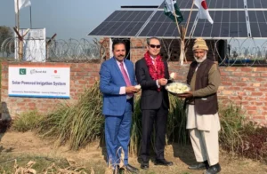 The Government of Japan funded solar powered irrigation project inaugurated in Narowal