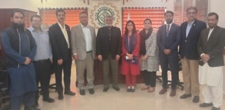 NUST Team Discusses Scholarship Fundraising and Industry Issues with SITE Association in Karachi