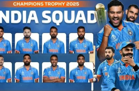 Here is India’s Final Champions Trophy Squad – Full List & Key Players