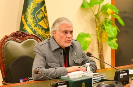 Ishaq Dar Arrives in New York for UNSC Meeting