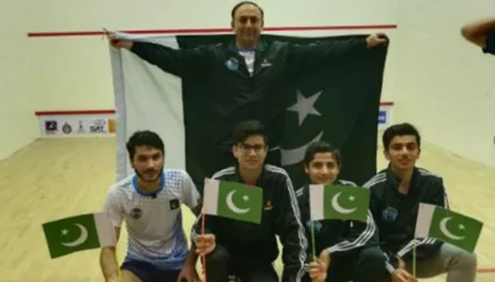 Pakistan Wins Medal at Asian Junior Squash Championship