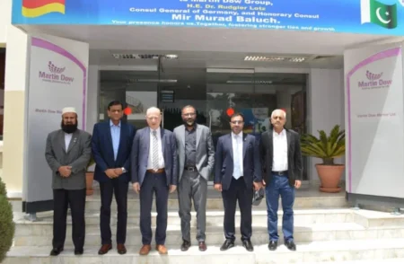 Pakistan’s AHK Representative Visits Martin Dow’s Cutting-Edge Plant in Quetta