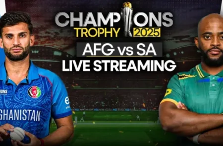 Watch Afghanistan vs South Africa Champions Trophy Match – Where & How to Watch
