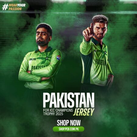 Pakistan’s New Champions Trophy Kit Revealed