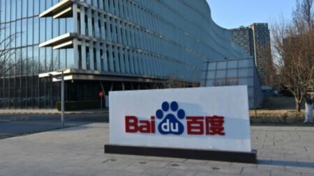 A representation of Baidu’s AI technology, highlighting its free X1 reasoning model and Ernie 4.5 chatbot."