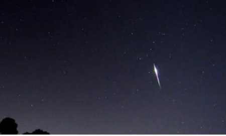Dazzling Meteor Streaks Over Karachi, Captivating Stargazers