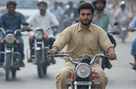 Karachi Cracks Down on Helmetless Riders on Key Route