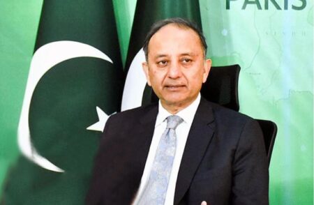 Pakistan's Musadik Malik speaking on glacier preservation & climate action on World Water Day 2025