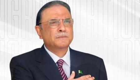 President hospitalized in Karachi