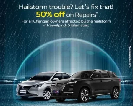 Hailstorm-Damaged Vehicles