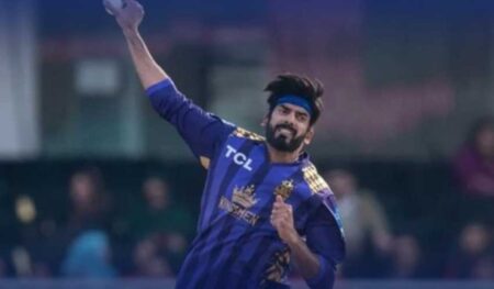 Usman Tariq has been reported for a suspect bowling action