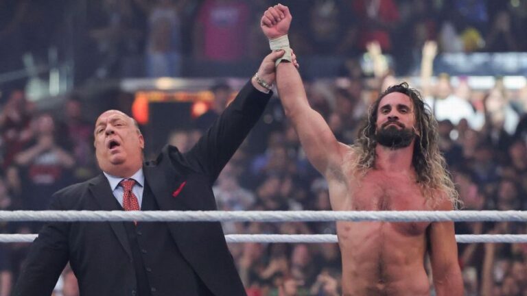 Rollins win triple threat match