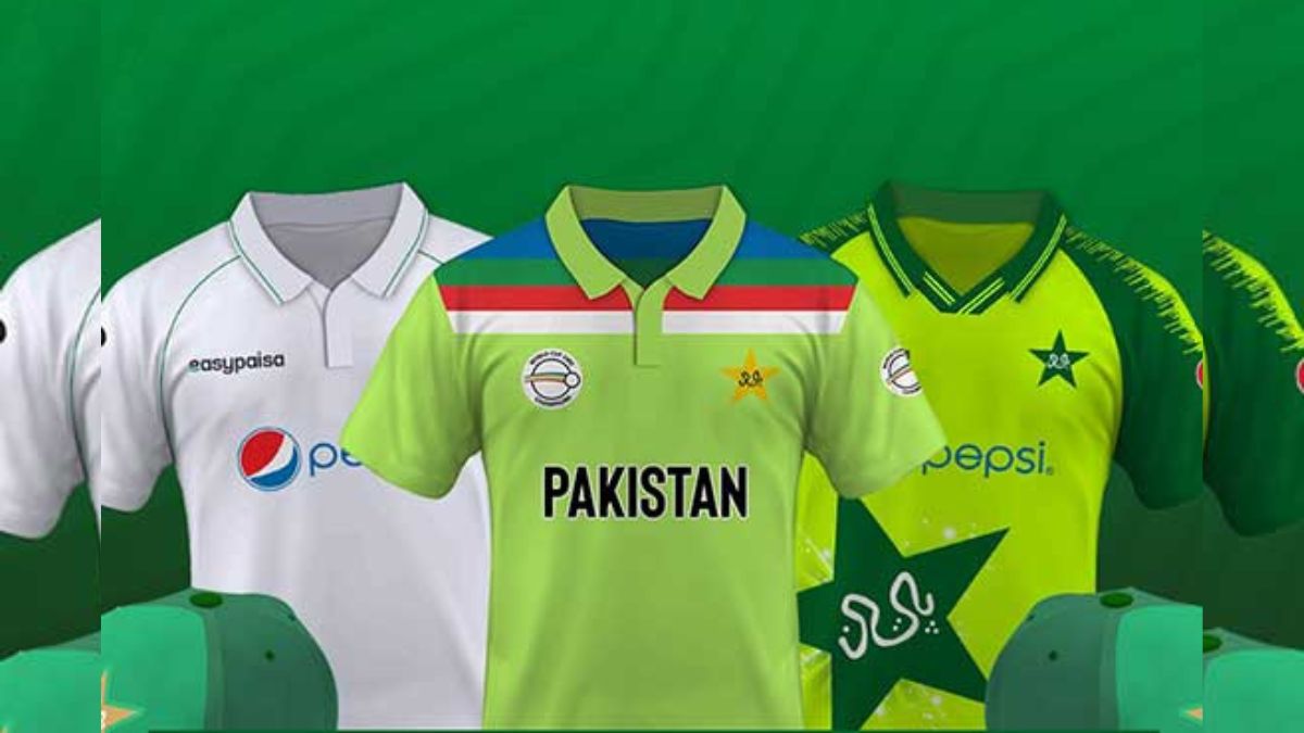 Iconic 1992 World Cup cricket shirt worn by Pakistan team