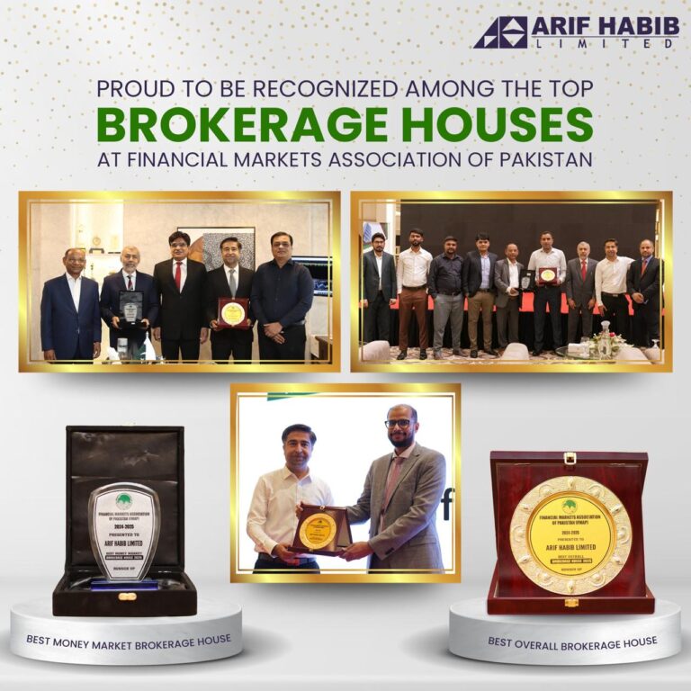 Arif Habib Limited Clinches Top Honors at FMAP Awards 2025