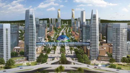 Capital Smart City Islamabad – Complete Guide, Location & Investment 2025 Aerial view of Capital Smart City Islamabad with modern buildings and green spaces