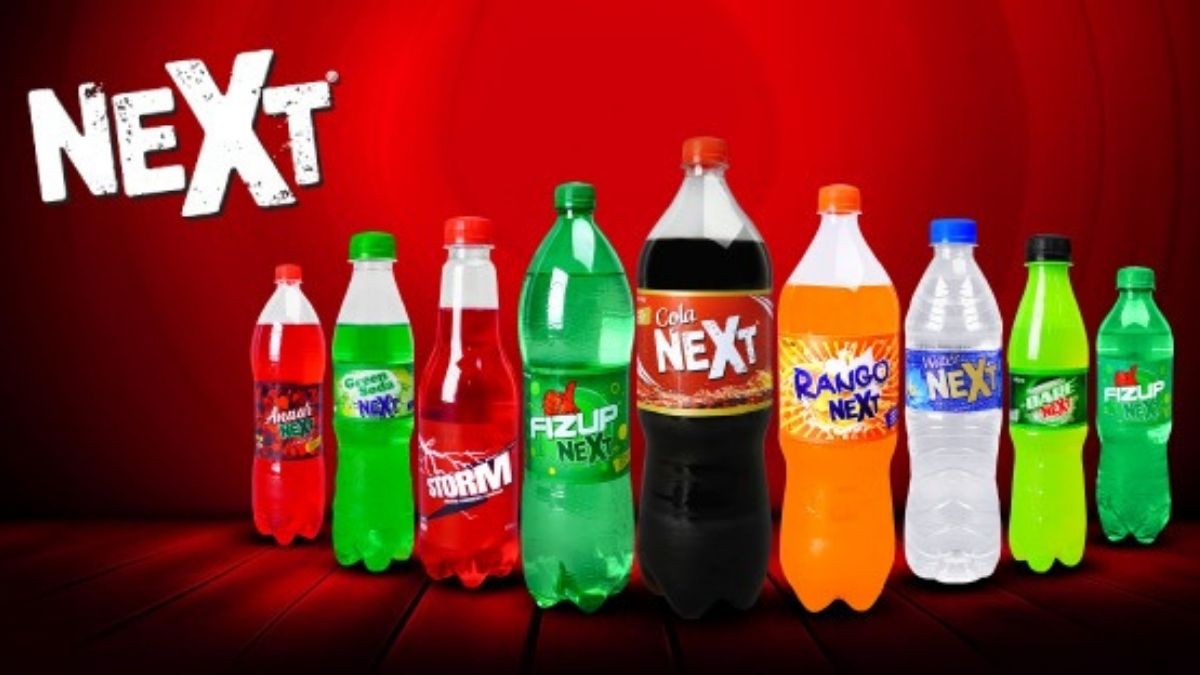 Cola Next bottle on white background, popular local cola drink in Pakistan