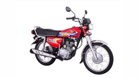 Honda CG 125 2025 model parked on road with updated design and features