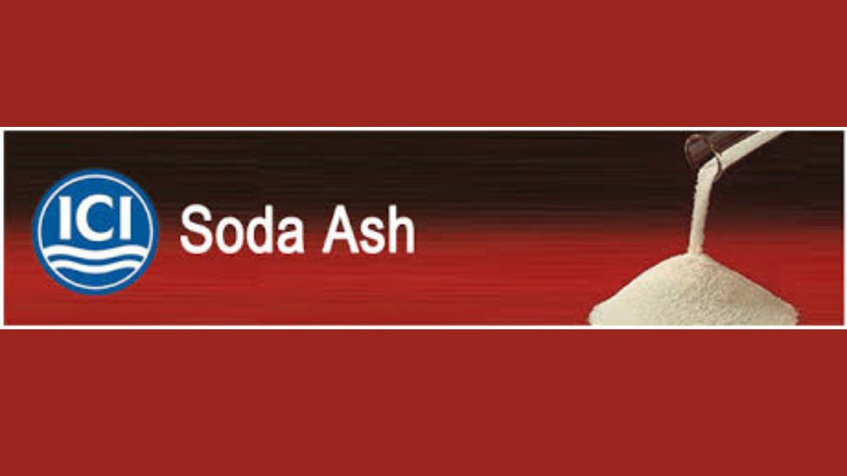 ICI Pakistan soda ash factory with industrial equipment and storage tanks