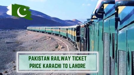Pakistan Railways train running between Karachi and Lahore in 2025
