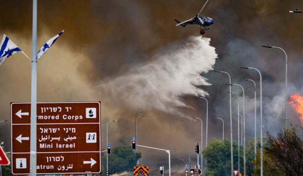 Massive Wildfire Near Jerusalem Brought Under Control