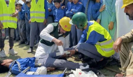Schools in Azad Kashmir Turn into First Aid Training Camps