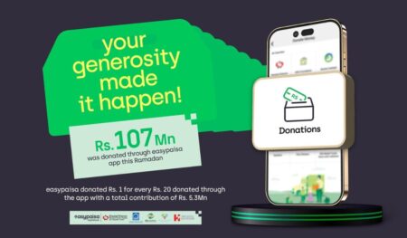 easypaisa Facilitates PKR 107M in Donations During Ramadan 2025