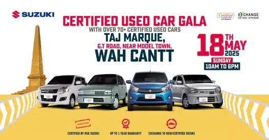 Suzuki Launches Used Car Gala