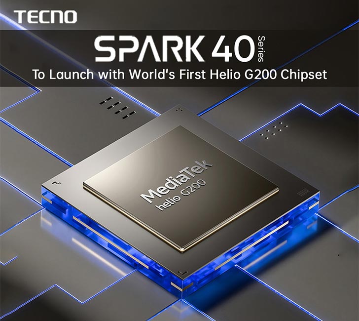 Tecno Spark 40 Pro+ Debuts with Helio G200 Chip