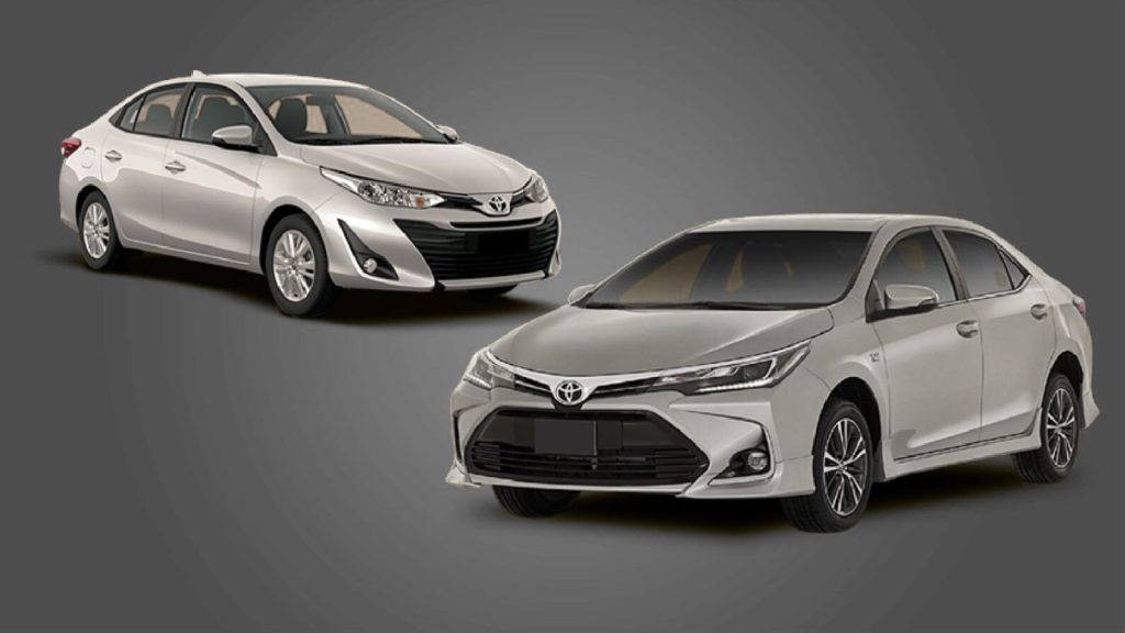 Toyota Corolla and Yaris 2025 models – top-selling sedans in Pakistan