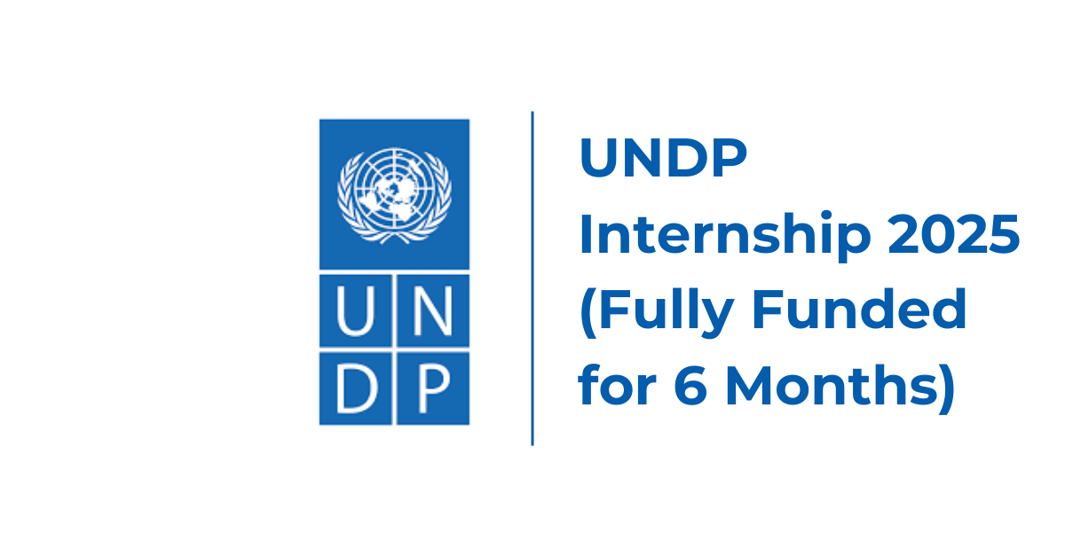 UNDP Online Internship 2025 With Monthly Stipend