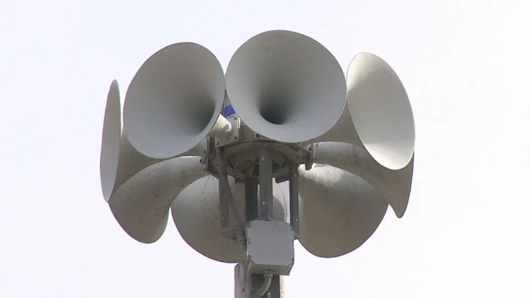 War Sirens Deployed