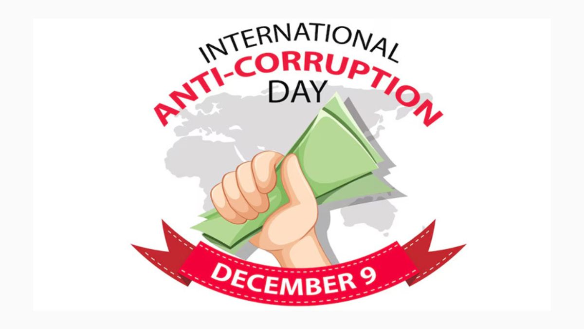 Pakistani youth participating in Anti-Corruption Day march holding banners and raising voices for transparency