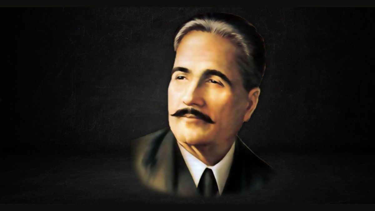 Allama Iqbal guiding youth with message of Khudi and courage