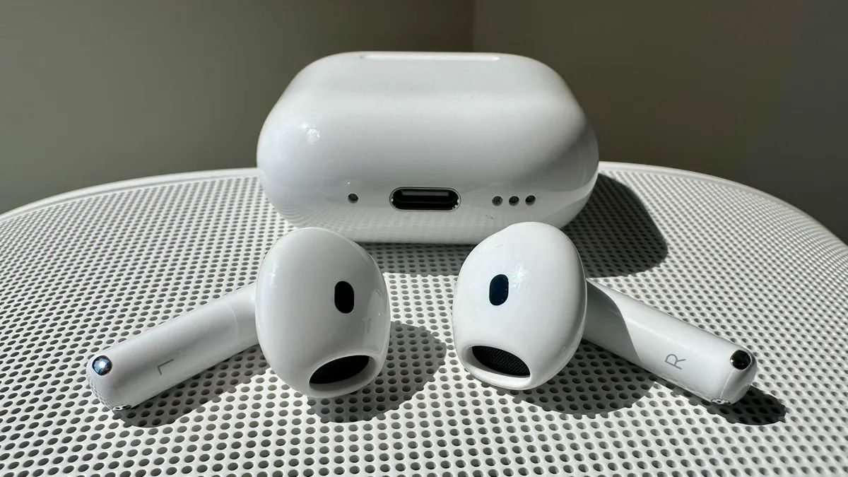 Apple AirPods 4 with Active Noise Cancellation and charging case
