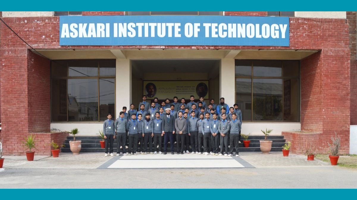 Front view of Askari Institute of Technology campus in Rawat, Islamabad