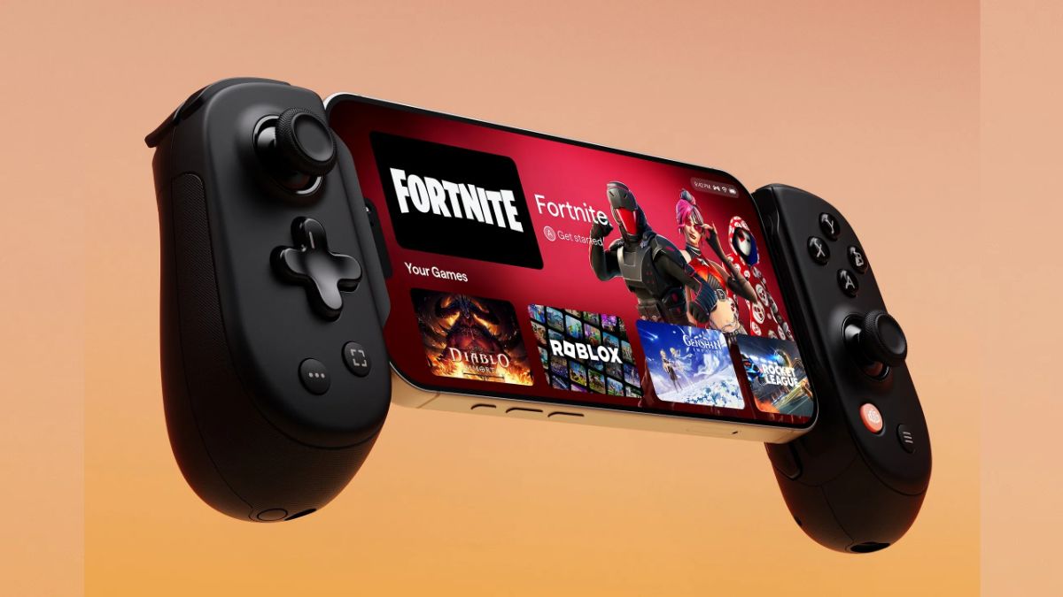 Backbone Pro Mobile Gaming Controller connected to smartphone