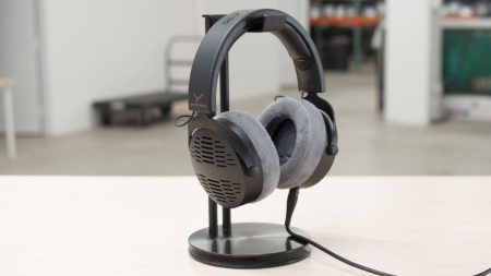 Beyerdynamic DT 990 Pro X open-back studio headphones with detachable cable and velour earpads
