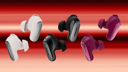 Bose QuietComfort Ultra Earbuds with charging case and spatial audio features