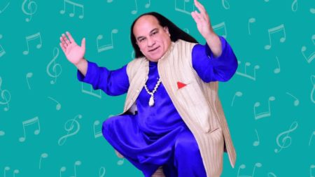 Chahat Fateh Ali Khan speaking during an interview after claiming he is the best singer in the world