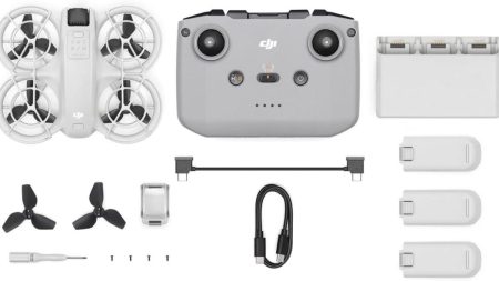 DJI Neo Fly More Combo – Includes extra batteries, propellers, and 4K camera for smooth aerial shots